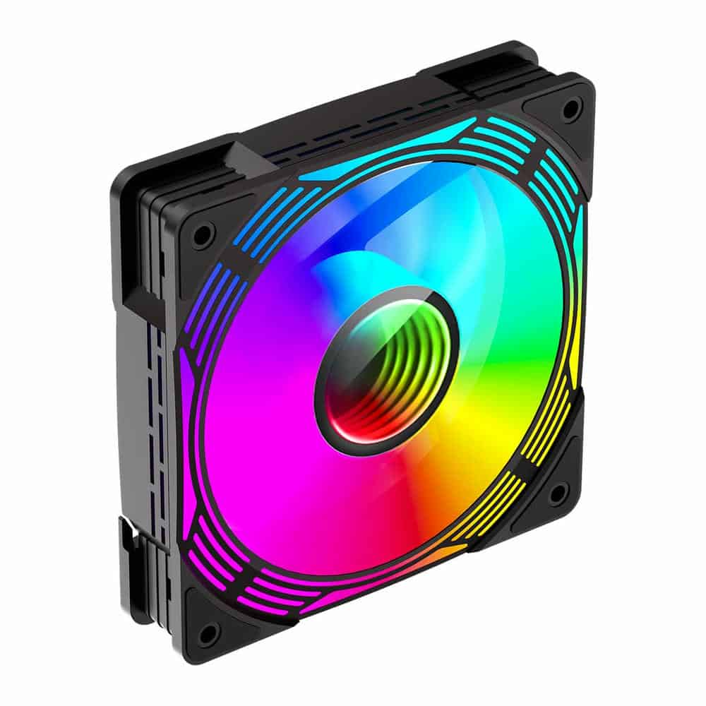 (image for) GameMax KF300R Black 120mm ARGB Case/CPU Cooler Triple Fan Pack